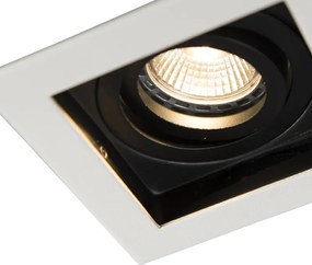 Smart inbouwspot wit incl. WiFi GU10 verstelbaar - Carree