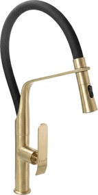 Keukenkraan Rea Castor Gold Brush