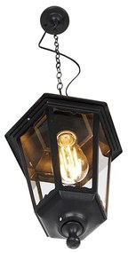 Klassieke buiten hanglamp zwart IP44 - Havana