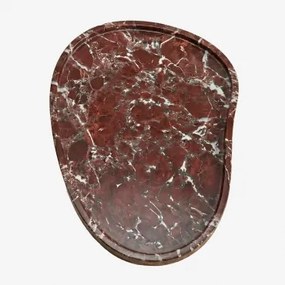 Orivando Marmeren Decoratieve Tray ↔︎ 35 Cm & Rood Marmer Chigan - Sklum