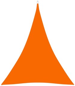 vidaXL Zonnescherm driehoekig 5x7x7 m oxford stof oranje