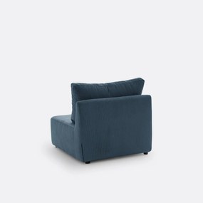 Modulaire bank geribd van fluweel, Monica
