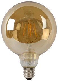 Lucide Bulb dimbare LED lamp 2700K E27 8W 12.5cm amber