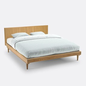 Vintage bed met lattenbodem Quilda