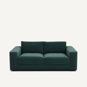 Compacte 3-zitsbank in gevlekt canvas, Skander