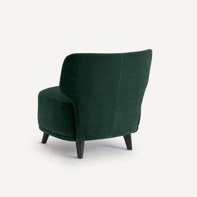 Fauteuil XL fluweel Odalie, design E. Gallina