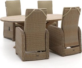 + 10% kassakorting | Diningset Intenso  | 4 personen | Tuinset teakhout | 5-delig | Kees Smit Tuinmeubelen