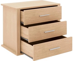 Goossens Inzetladenblok Wood Nature, Inzetladenblok met 3 lades