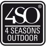 4 Seasons Outdoor | Evora teak 2 seater left arm      houtkleur weerbestendig