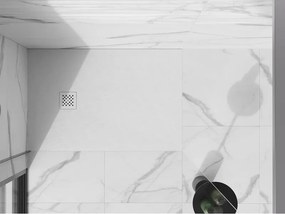 Mexen Stone+ rechthoekige composietdouchebak 120 x 100 cm, wit, witte afdekking - 44101012-W