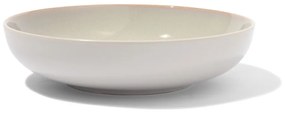HEMA Diep Bord Ø21cm Helsinki Reactief Glazuur Lichtgrijs (lichtgrijs)