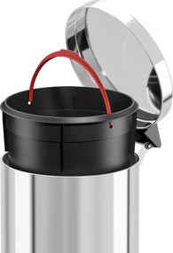 Hailo hailo solid m - (3*) inox - Afvalbak - 28x28x36cm - roestvrij staal / kunststof - 12 liter