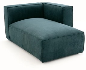 Omvormbare longchair geribd fluweel, Seven