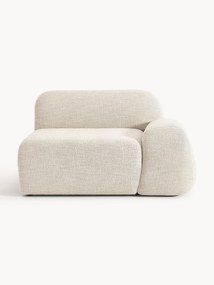 Bouclé hoekmodule Wolke