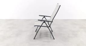 Hartman Monza alu/Chaneo verstelbare tuinset - 220x100 cm. - 7-delig