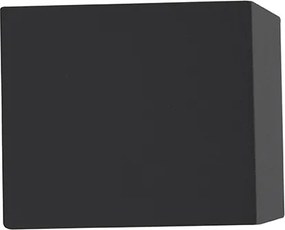 Moderne wandlamp zwart GU10 50mm IP44 - Baleno