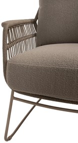 4 Seasons Outdoor Botanic loungestoel latte  Loungestoel    taupe weerbestendig