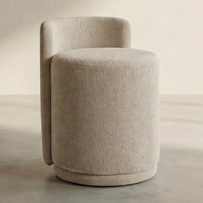 By-Boo Marque Moderne Scandinavische Poef Taupe