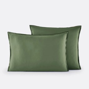 Kussensloop in gewassen katoensatijn van 118 draden, Victor uni