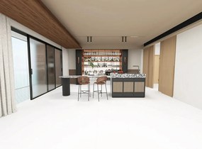 KS Vinyl vloertegel 60x120cm puur wit