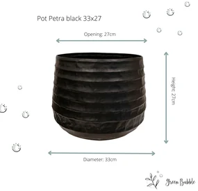 Pot Petra zwart