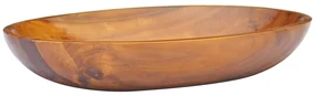 vidaXL Wastafel 60x40x10 cm massief teakhout