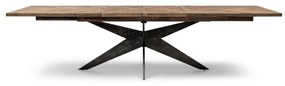 Rivièra Maison - Falcon Crest Dining Table Extendable, 220/320x100 cm - Kleur: zwart