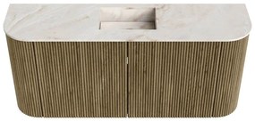 Mondiaz Joya DLux 95cm toiletmeubel ronding links/rechts dusk met wastafel faye midden 1 kraangat frappe