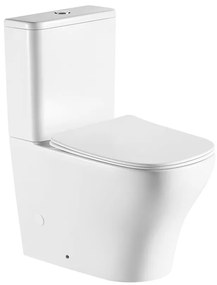 Sapho Bello randloos toilet wit 38x81x66cm