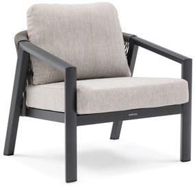 Stoel en Bank Loungeset 5 personen Aluminium Grijs  Lifestyle Garden Furniture Jada
