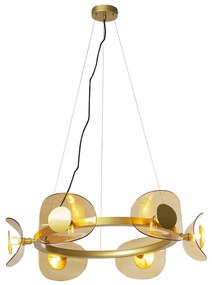 Kare Design Mariposa Ronde Hanglamp Goud
