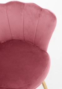 Dunsa stoel van goudfluweel