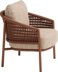 4 Seasons Outdoor Cala low dining tuinstoel Spicy Tuinstoel   beige weerbestendig
