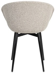 Design Kuipstoel Grijs Boucle