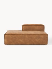 Leren chaise longue module Lennon
