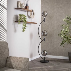 Vloerlamp Bolvormige Lichtbronnen Zwart