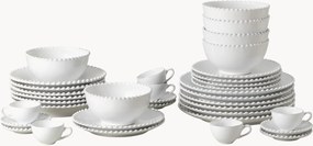 Serviesset Pearl met parelrand, 36-delig