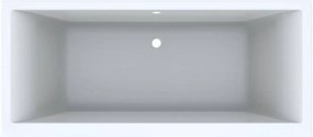 Geberit Renova inbouwbad met ligzijde links en rechts 180x80x42cm wit acryl