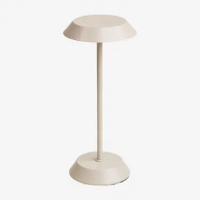 Draadloze Led-tafellamp Van Ijzer Oravella Tapioca Beige - Sklum