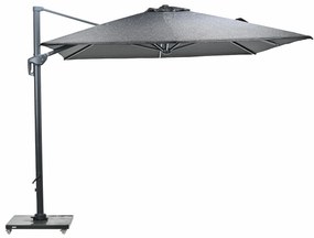 Garden Impressions Hawaii Big Pole telescopic zweefparasol 300x400 cm - zwart