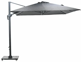 Garden Impressions Hawaii Big Pole telescopic zweefparasol 300x400 cm - zwart