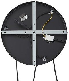 Hanglamp zwart met amber en smoke en helder glas 3-lichts - Elena