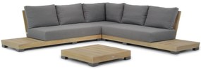 Loungeset 5 personen Teak Old teak greywash Lifestyle Garden Furniture Hilton