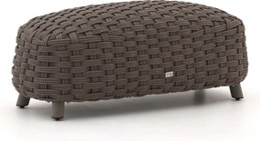 Voetenbank tuin | Manifesto  Pergine | Aluminium/Polywood | Taupe/Bruin | 49.5x110cm | Kees Smit Tuinmeubelen