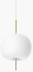 Hanglamp Kushi, mondgeblazen
