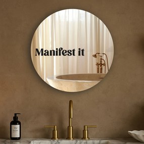 Spiegelsticker S4 – Manifest it