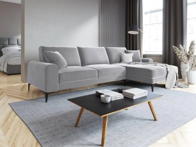 4.5-zitshoekbank Madara rechts velvet | Mazzini Sofas