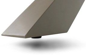 Tuinset 6 personen 240 cm Kunststof Taupe Lifestyle Garden Furniture Salina/Brookline