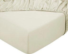 Hoeslaken Home - 100% natuurlijk katoen - 140x200 - crème