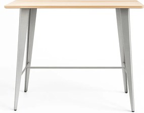 Torix Hoge Rechthoekige Tafel Natuurlijk Hout